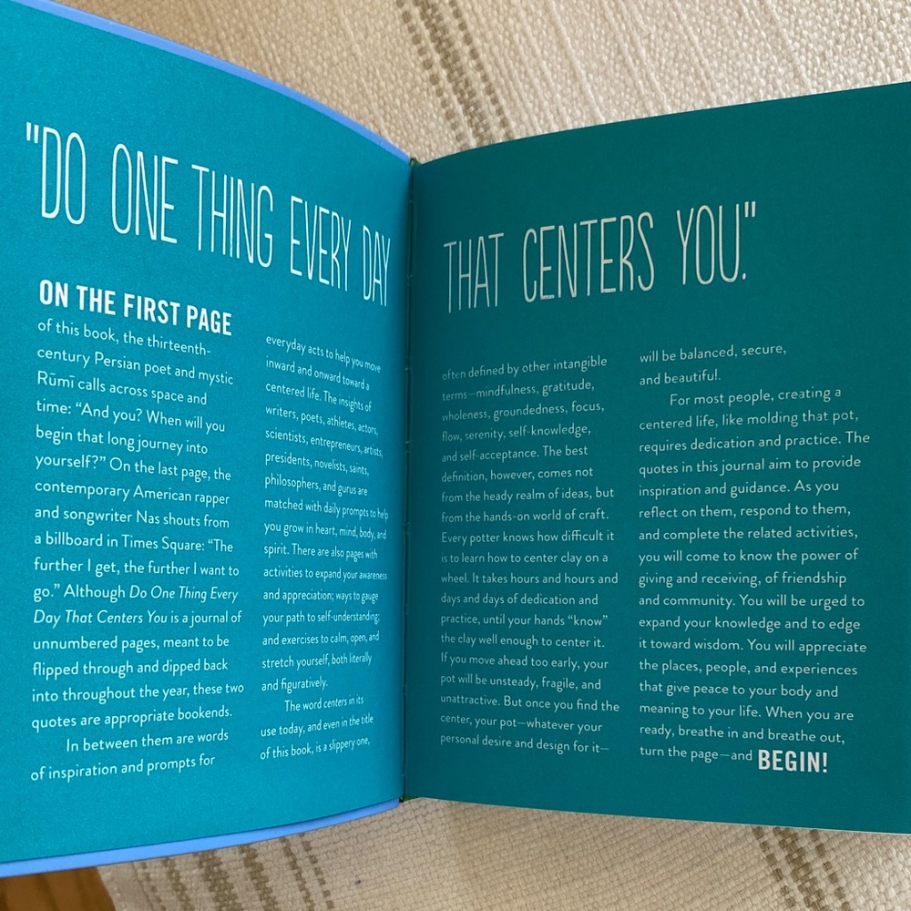 Blue Mindfulness Journal - Picture 8 of 8